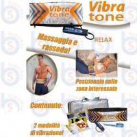 Fascia Cintura Cinta VIBRA TONE Massaggiante Glutei Addominali